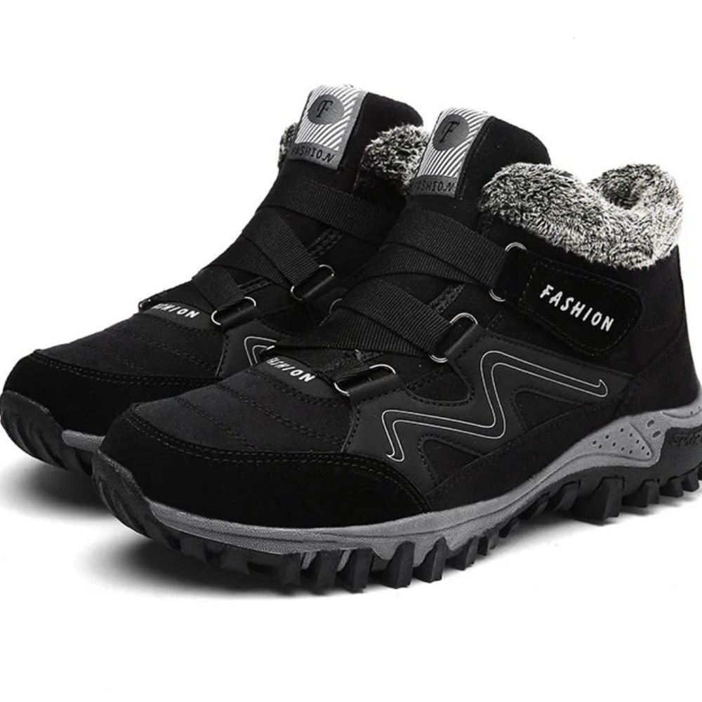 Orthofit Women's Black Hiking Shoes